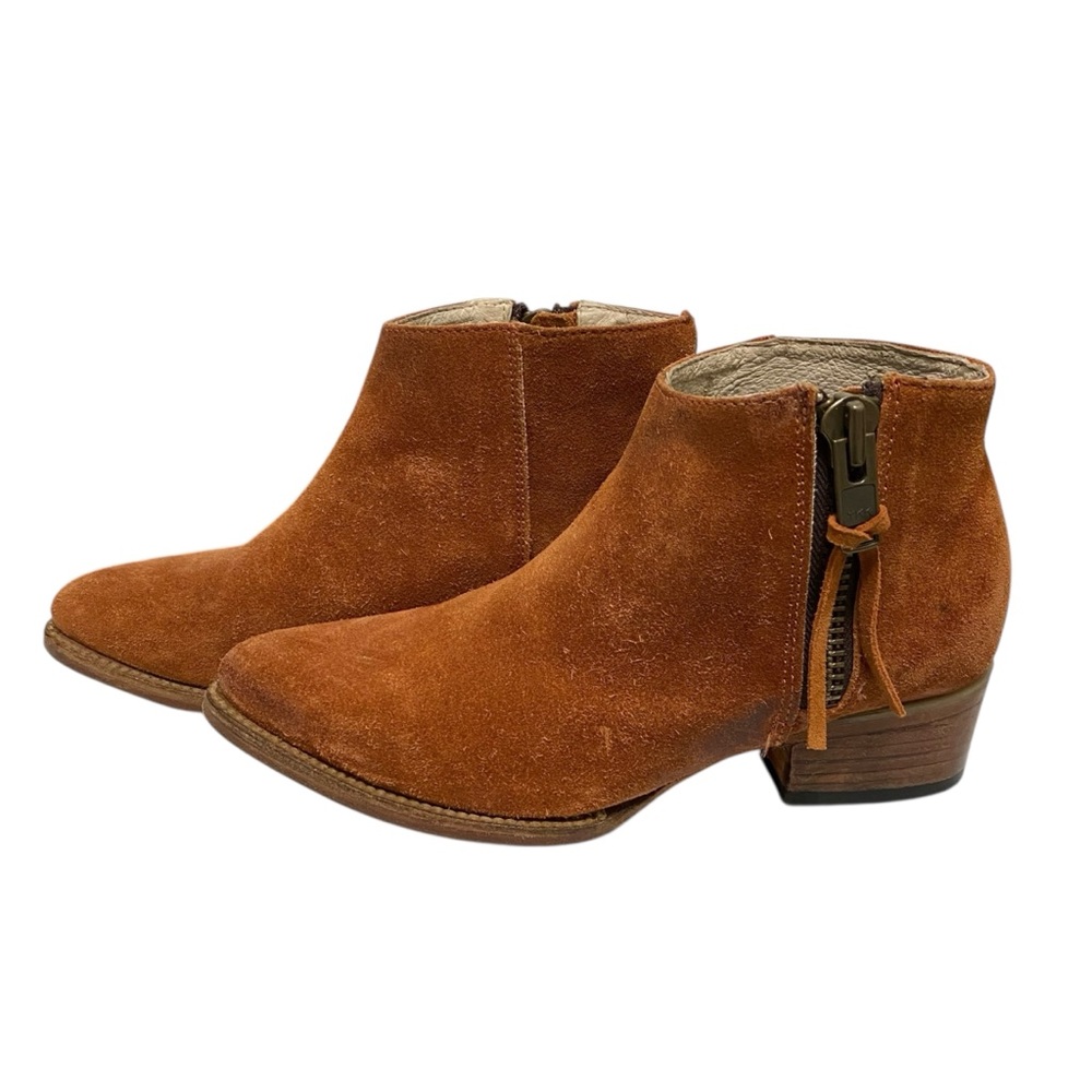 Freebird Solid Rust Leather Ankle Boots - image 4